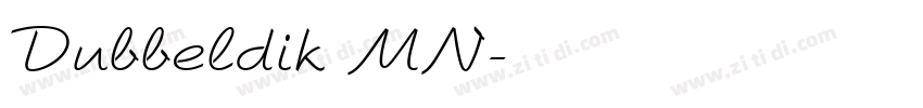 Dubbeldik MN字体转换